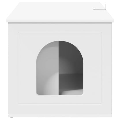 Casa per Gatti Bianco 85 x 55 x 50,5 cm Legno multistrato | homemem39