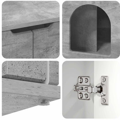 Casa per Gatti Calcestruzzo 85 x 55 x 50,5 cm Legno multistrato | homemem39
