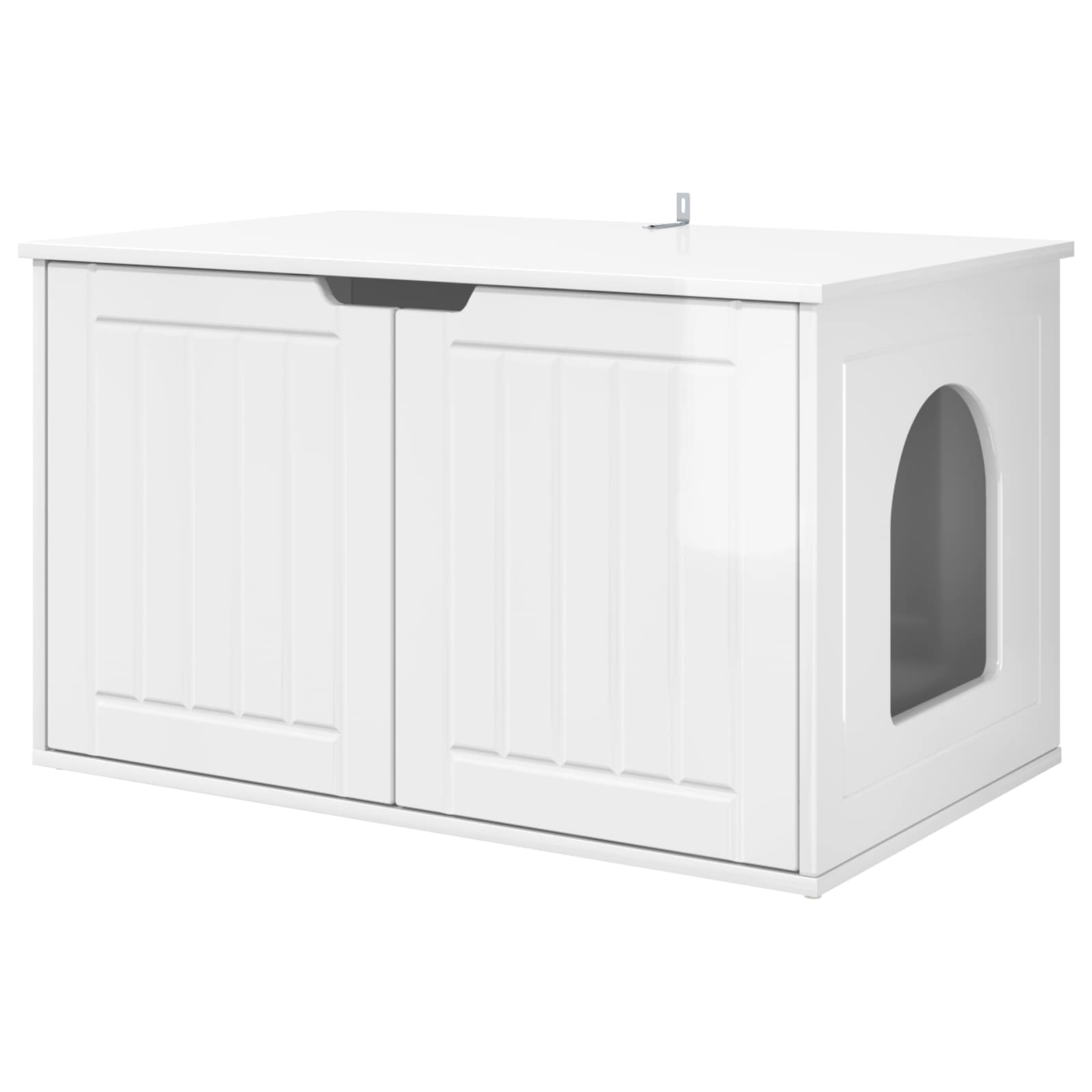Casa per Gatti Bianco Lucido 85 x 55 x 50,5 cm | homemem39