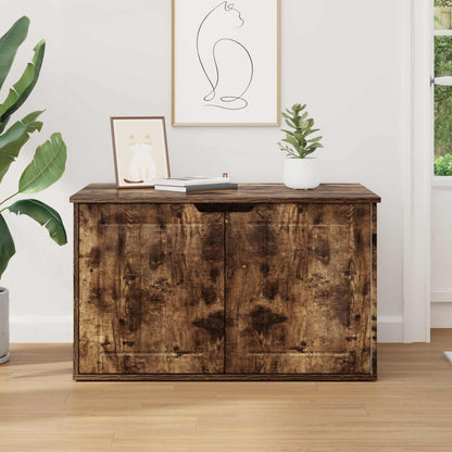 Casa per Gatti Rovere fumé 85 x 55 x 50,5 cm Legno multistrato | homemem39