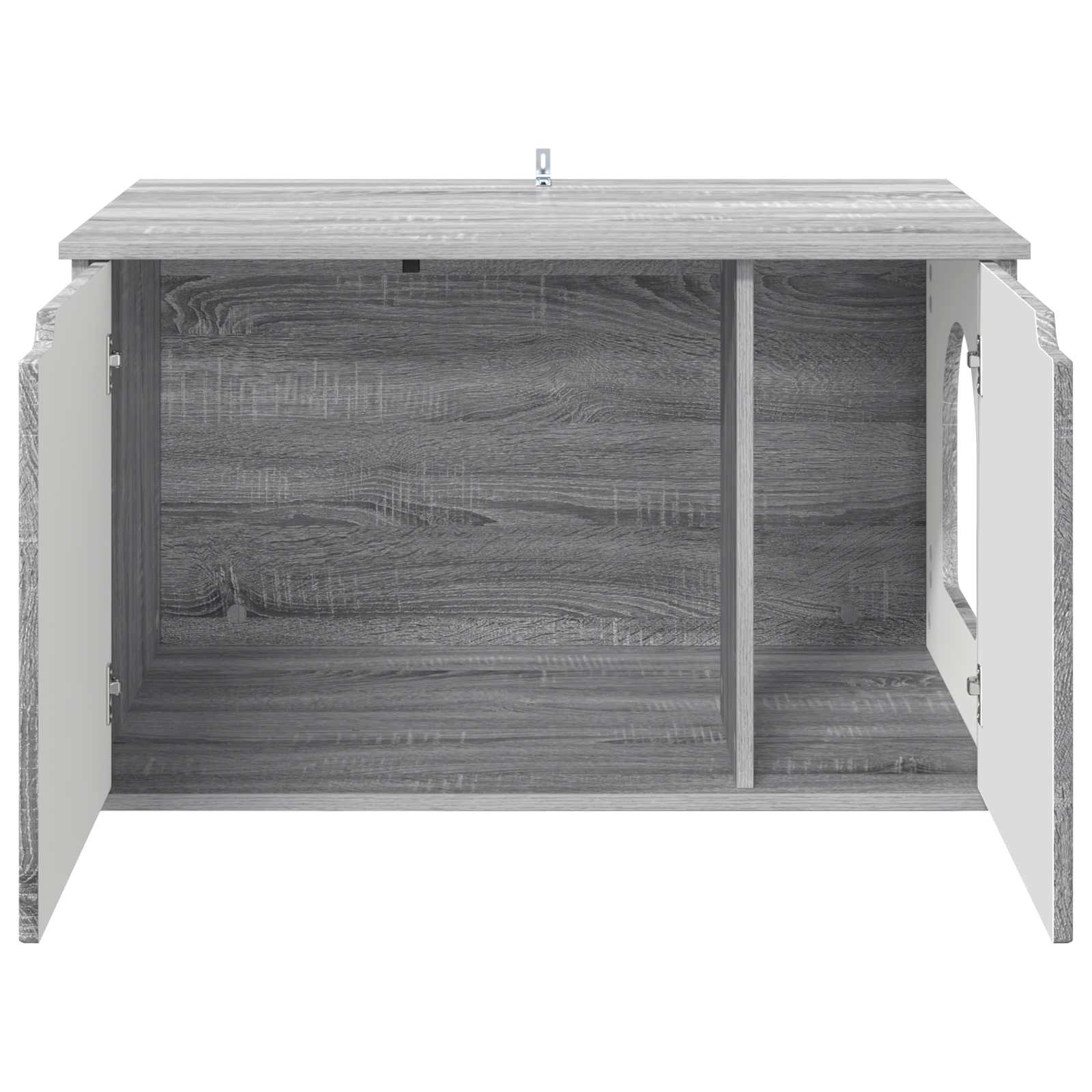 Casa per Gatti Grigio Sonoma 85 x 55 x 50,5 cm | homemem39