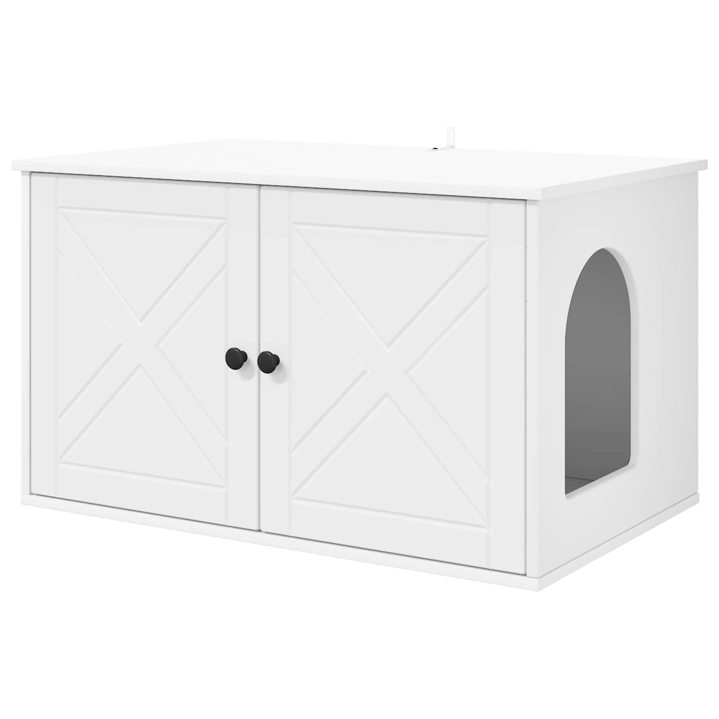 Casa per Gatti Bianco 85 x 55 x 50,5 cm Legno multistrato