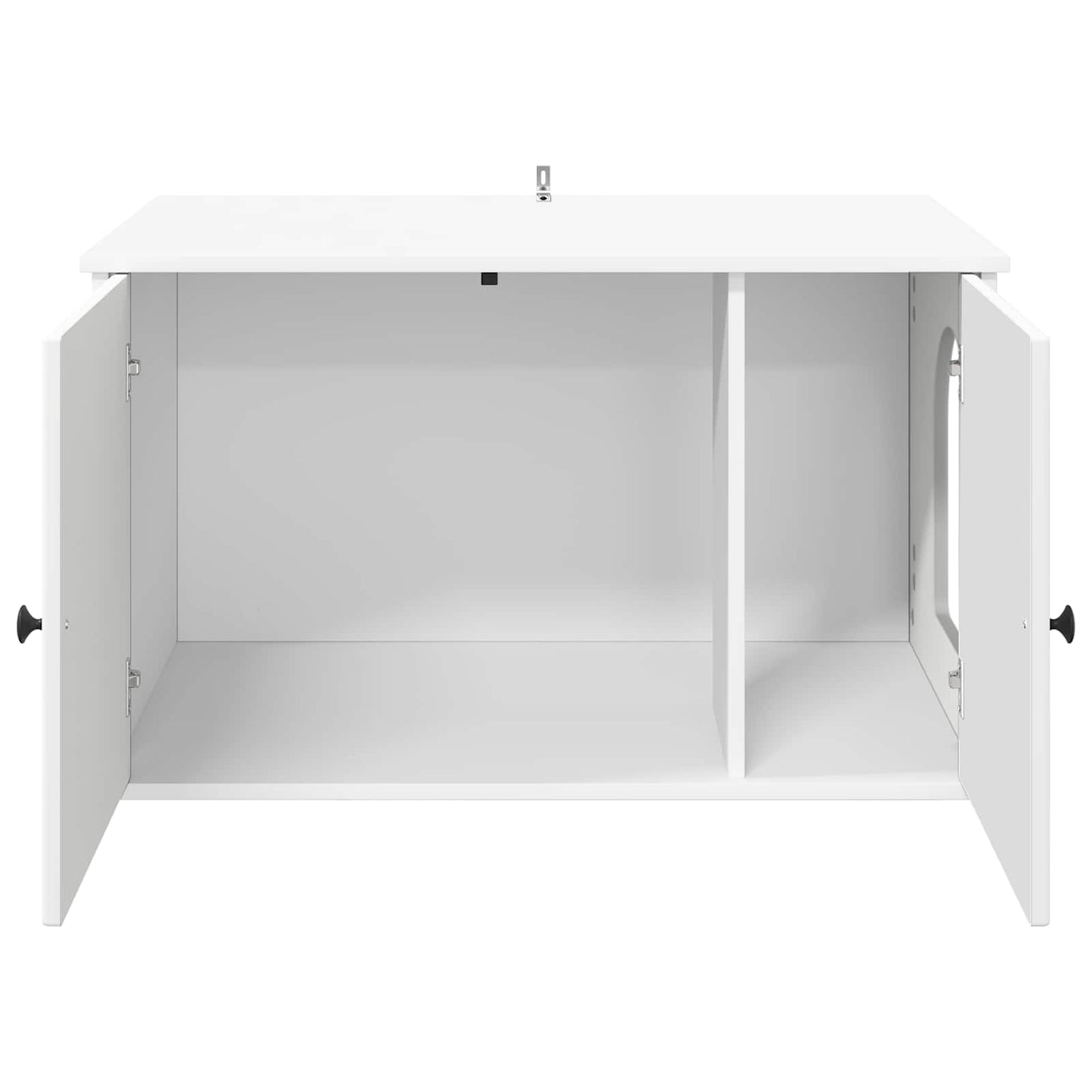 Casa per Gatti Bianco 85 x 55 x 50,5 cm Legno multistrato