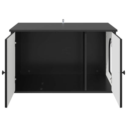 Casa per Gatti Nero 85 x 55 x 50,5 cm Legno multistrato | homemem39