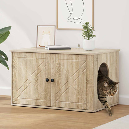 Casa per Gatti Sonoma 85 x 55 x 50,5 cm Legno multistrato | homemem39