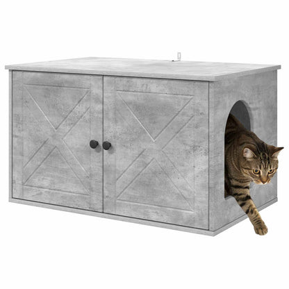 Casa per Gatti Calcestruzzo 85 x 55 x 50 cm Legno multistrato | homemem39