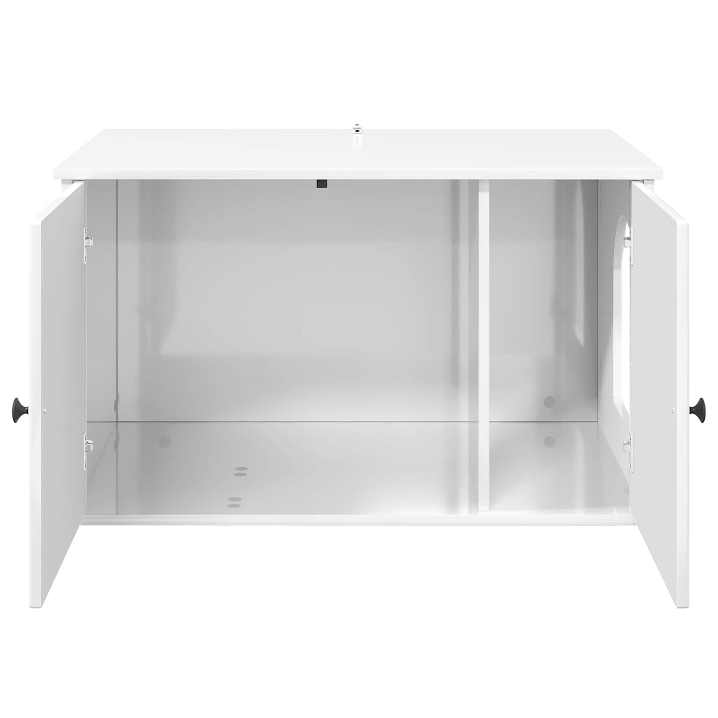 Casa per Gatti Bianco Lucido 85 x 55 x 50 cm Legno multistrato | homemem39