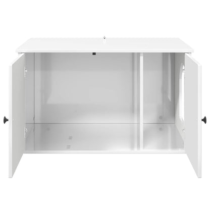 Casa per Gatti Bianco Lucido 85 x 55 x 50 cm Legno multistrato | homemem39