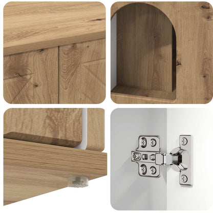 Casa per Gatti Rovere Artigianale 85 x 55 x 50 cm | homemem39