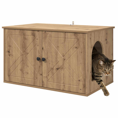 Casa per Gatti Rovere Artigianale 85 x 55 x 50 cm