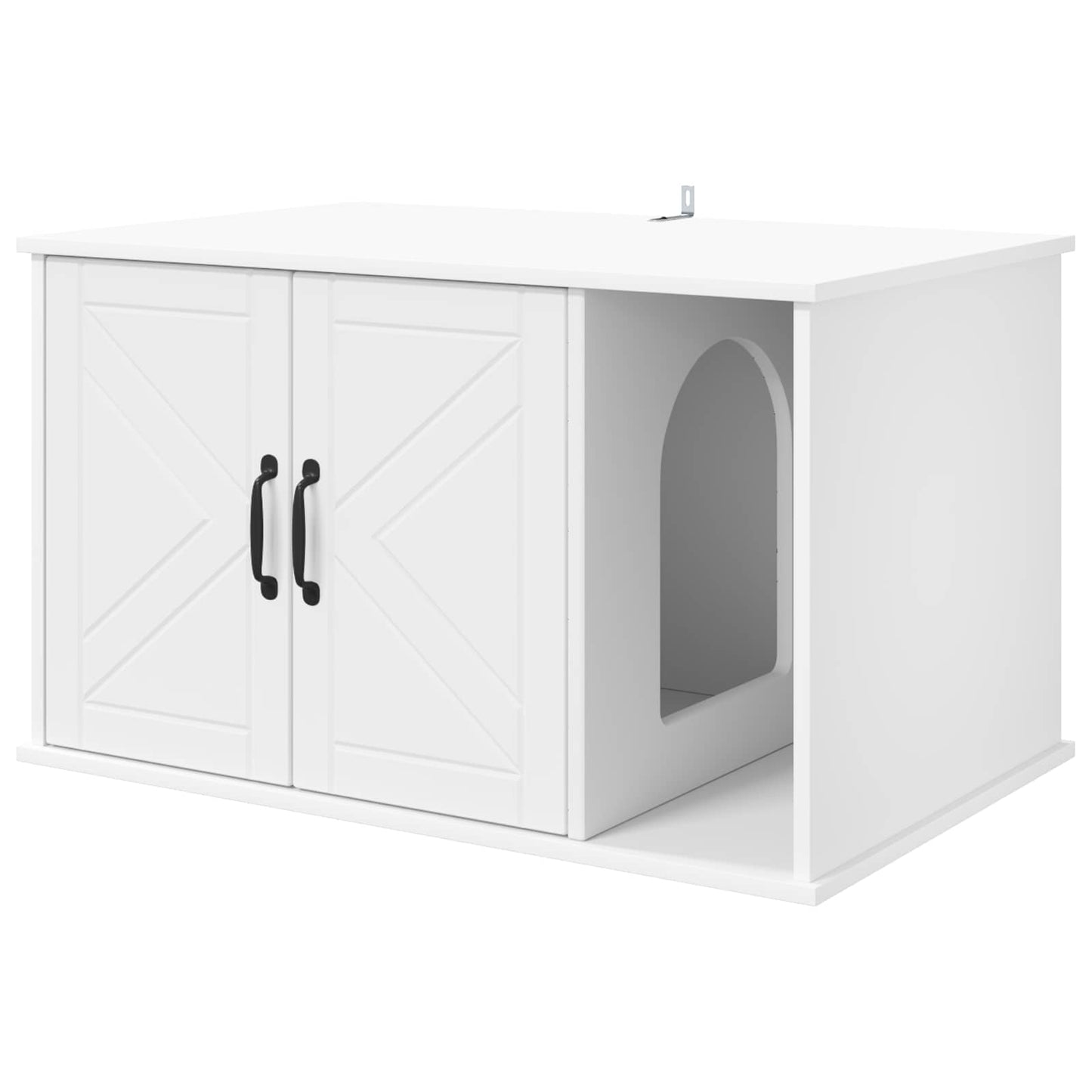 Casa per Gatti Bianco 85 x 55 x 50 cm Legno multistrato | homemem39