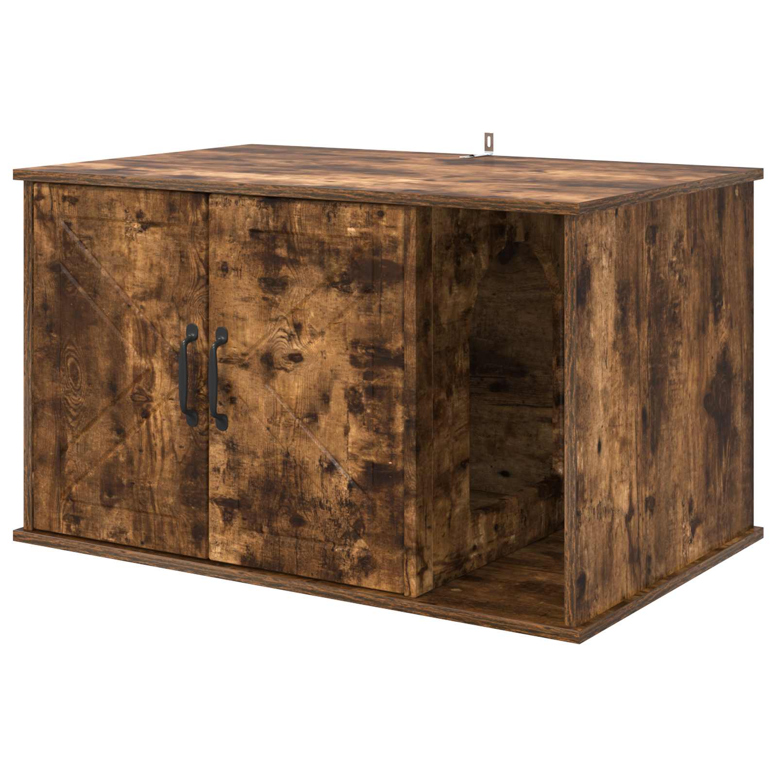 Casa per Gatti Rovere fumé 85 x 55 x 50 cm Legno multistrato | homemem39