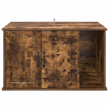 Casa per Gatti Rovere fumé 85 x 55 x 50 cm Legno multistrato | homemem39