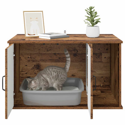 Casa per Gatti Legno vecchio 85 x 55 x 50 cm Legno multistrato | homemem39