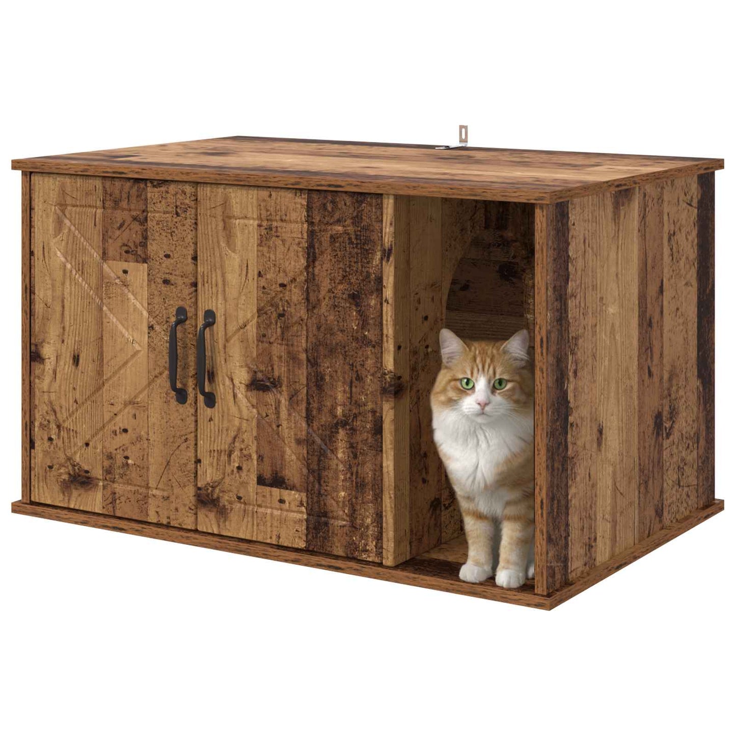 Casa per Gatti Legno vecchio 85 x 55 x 50 cm Legno multistrato | homemem39