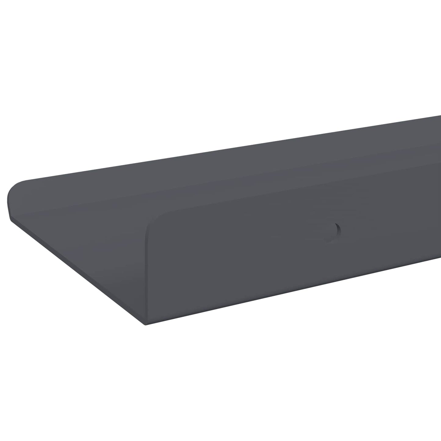 Mensola sospesa 3 pcs Antracite 40 x 9 x 2,5 cm Acciaio | homemem39