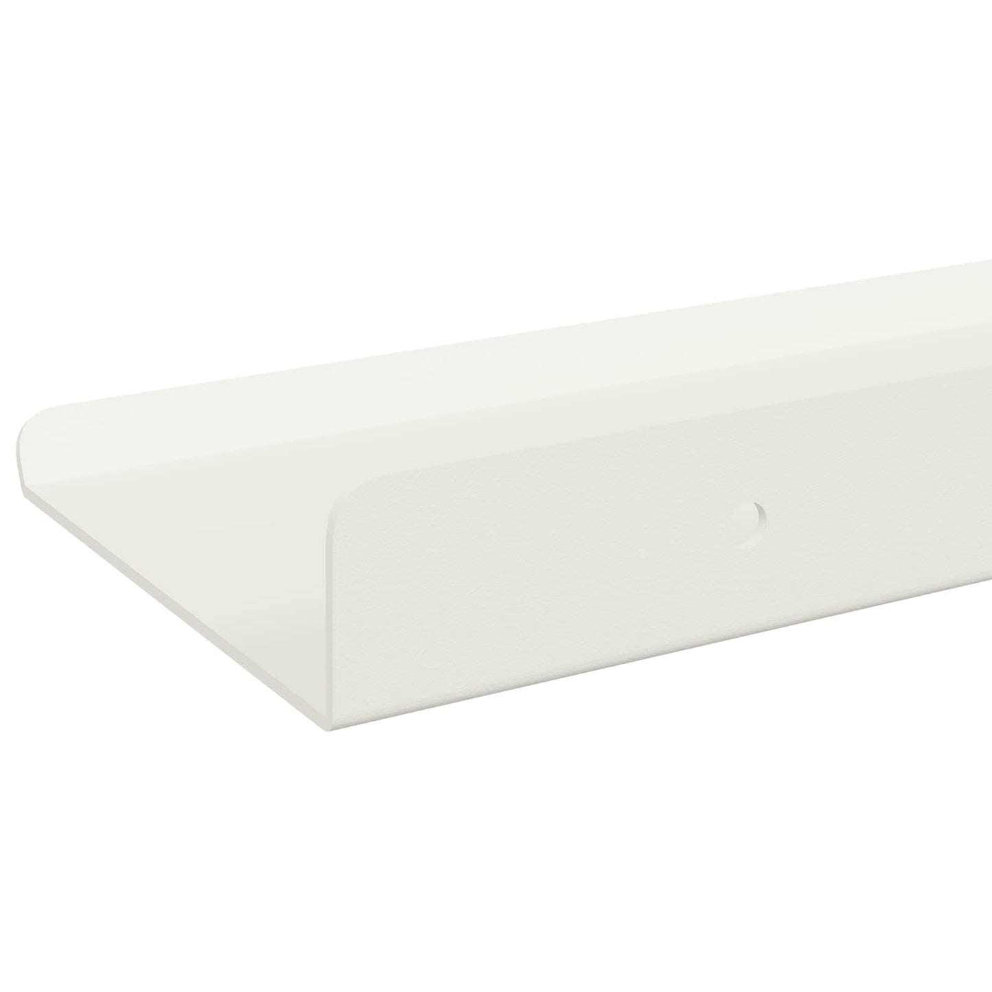 Mensola sospesa 3 pcs Bianco 40 x 9 x 2,5 cm Acciaio | homemem39