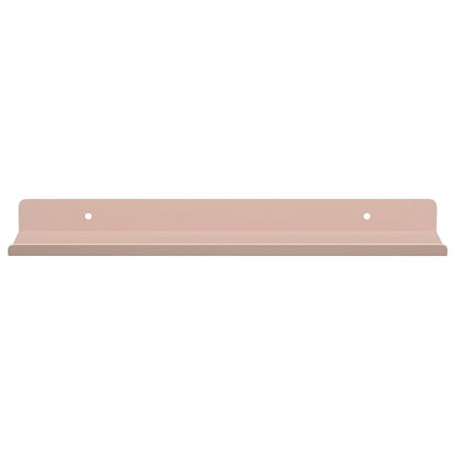 Mensola sospesa 4 pcs Rosa 30 x 9 x 2,5 cm Acciaio | homemem39