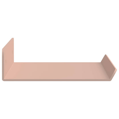 Mensola sospesa 4 pcs Rosa 30 x 9 x 2,5 cm Acciaio | homemem39
