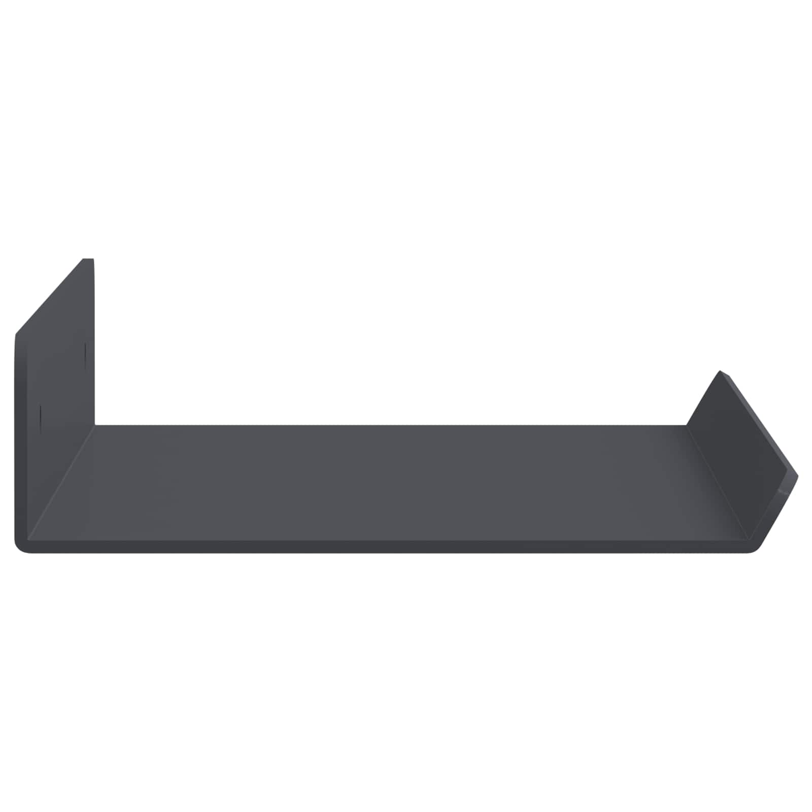 Mensola sospesa 4 pcs Antracite 30 x 9 x 2,5 cm Acciaio | homemem39