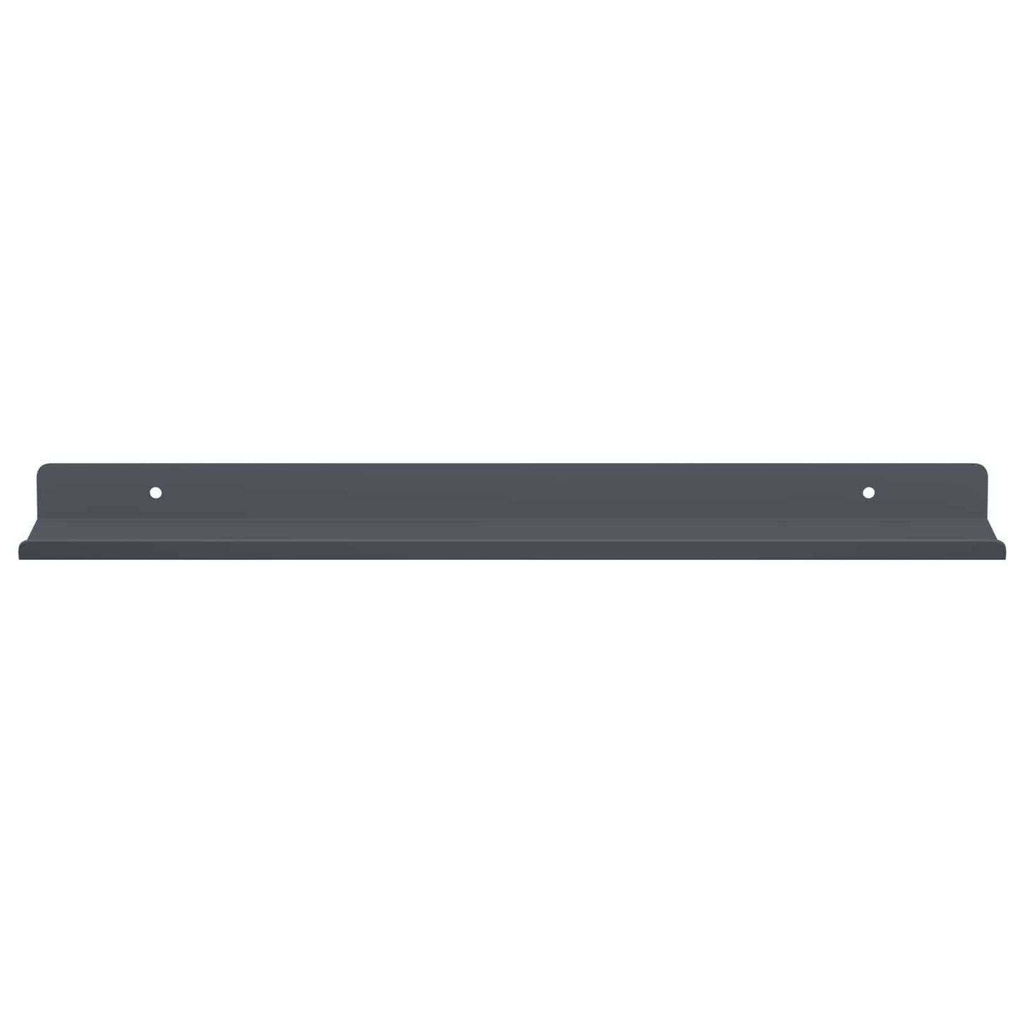 Mensola sospesa 2 pcs Antracite 40 x 8,5 x 2,5 cm Acciaio | homemem39