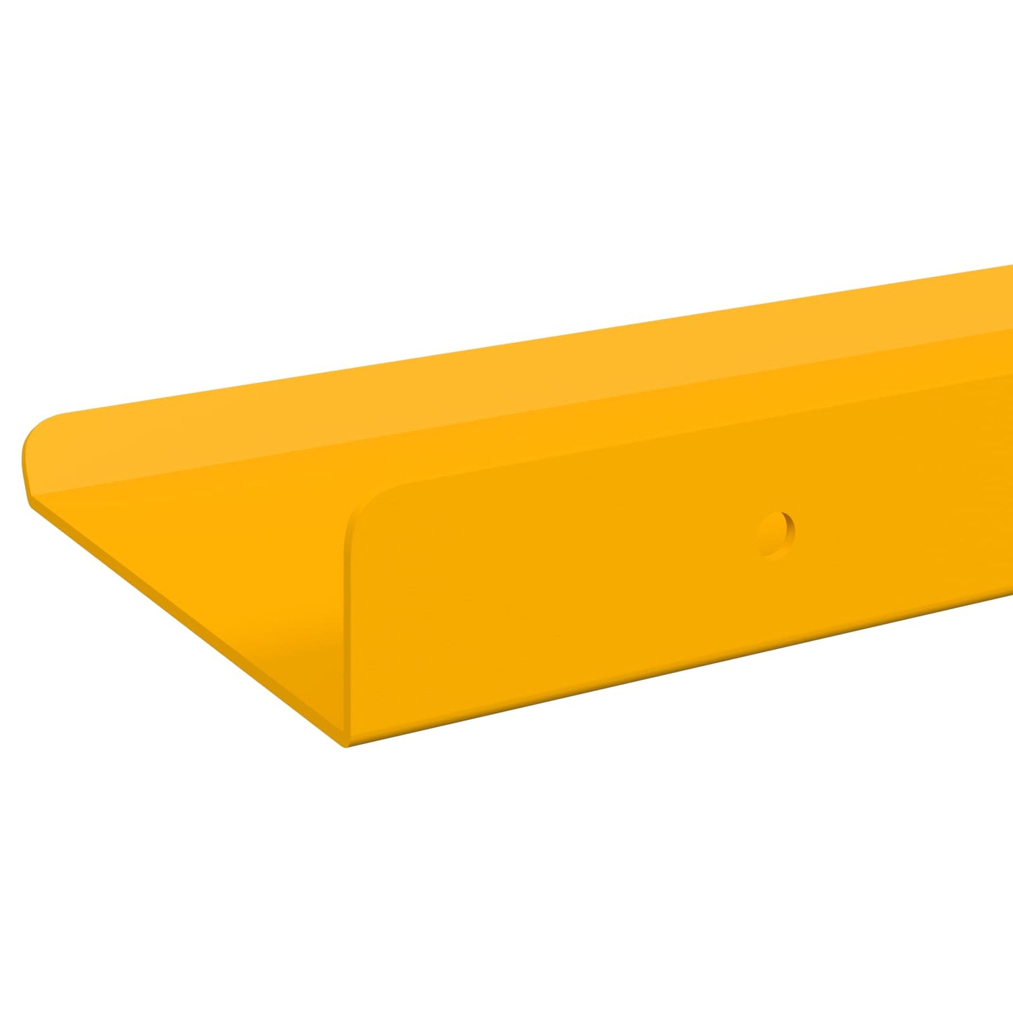 Mensola sospesa 2 pcs Giallo senape 40 x 8,5 x 2,5 cm Acciaio | homemem39