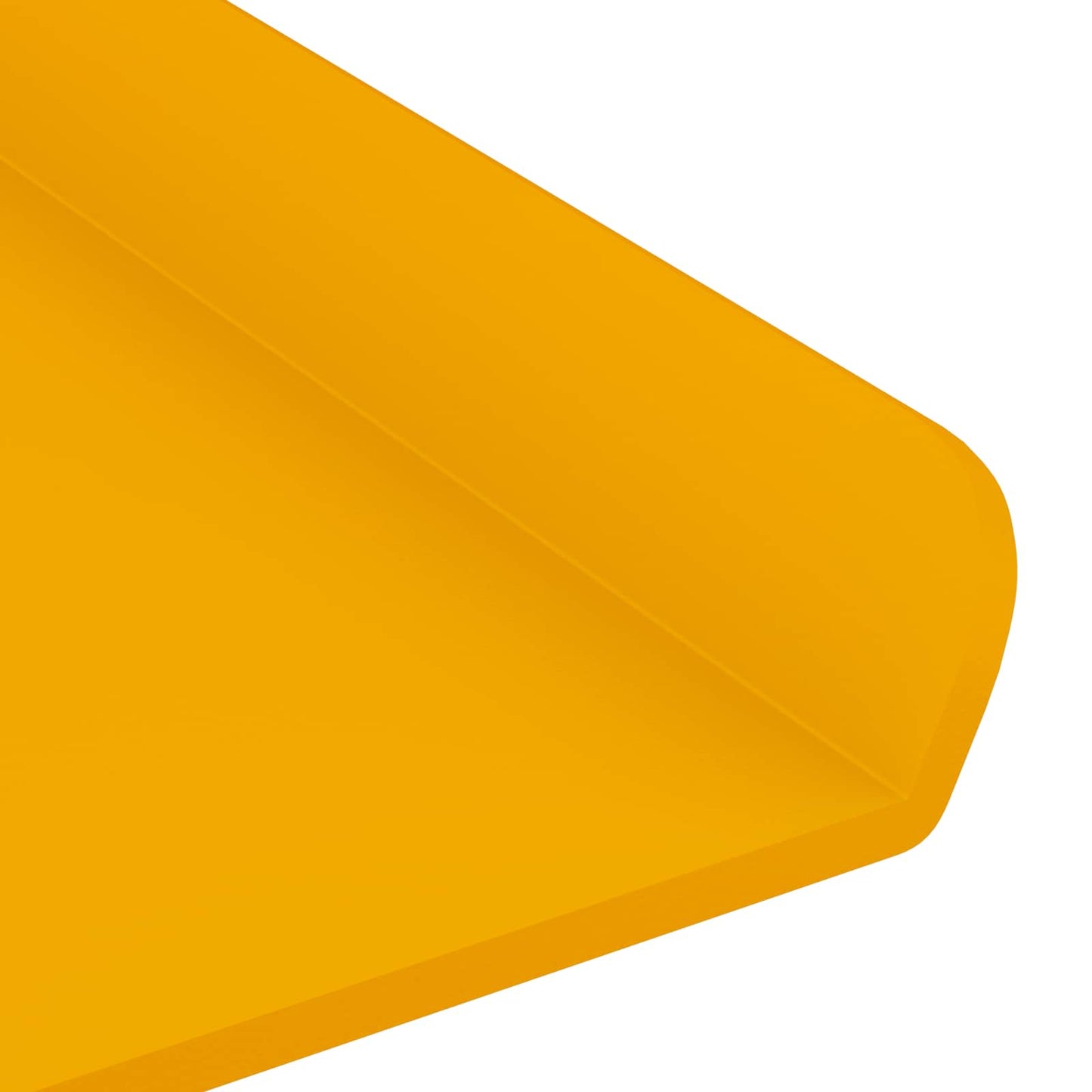 Mensola sospesa 4 pcs Giallo senape 40 x 8,5 x 2,5 cm Acciaio | homemem39