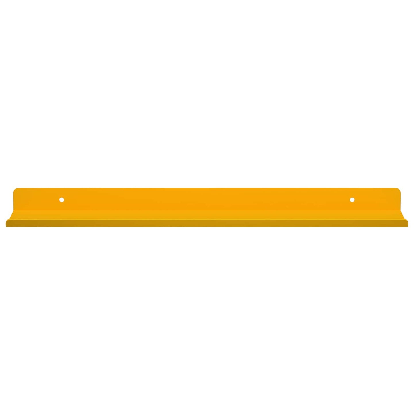 Mensola sospesa 4 pcs Giallo senape 40 x 8,5 x 2,5 cm Acciaio | homemem39
