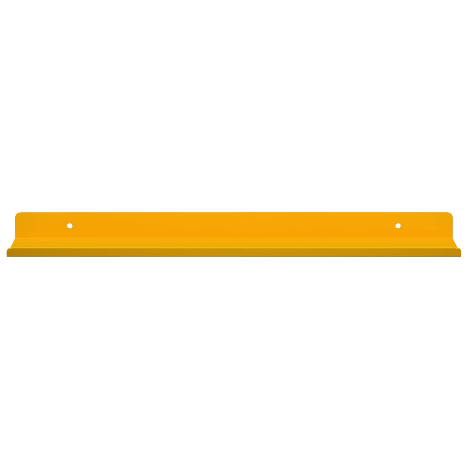 Mensola sospesa 4 pcs Giallo senape 40 x 8,5 x 2,5 cm Acciaio | homemem39