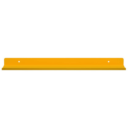 Mensola sospesa 4 pcs Giallo senape 40 x 8,5 x 2,5 cm Acciaio | homemem39