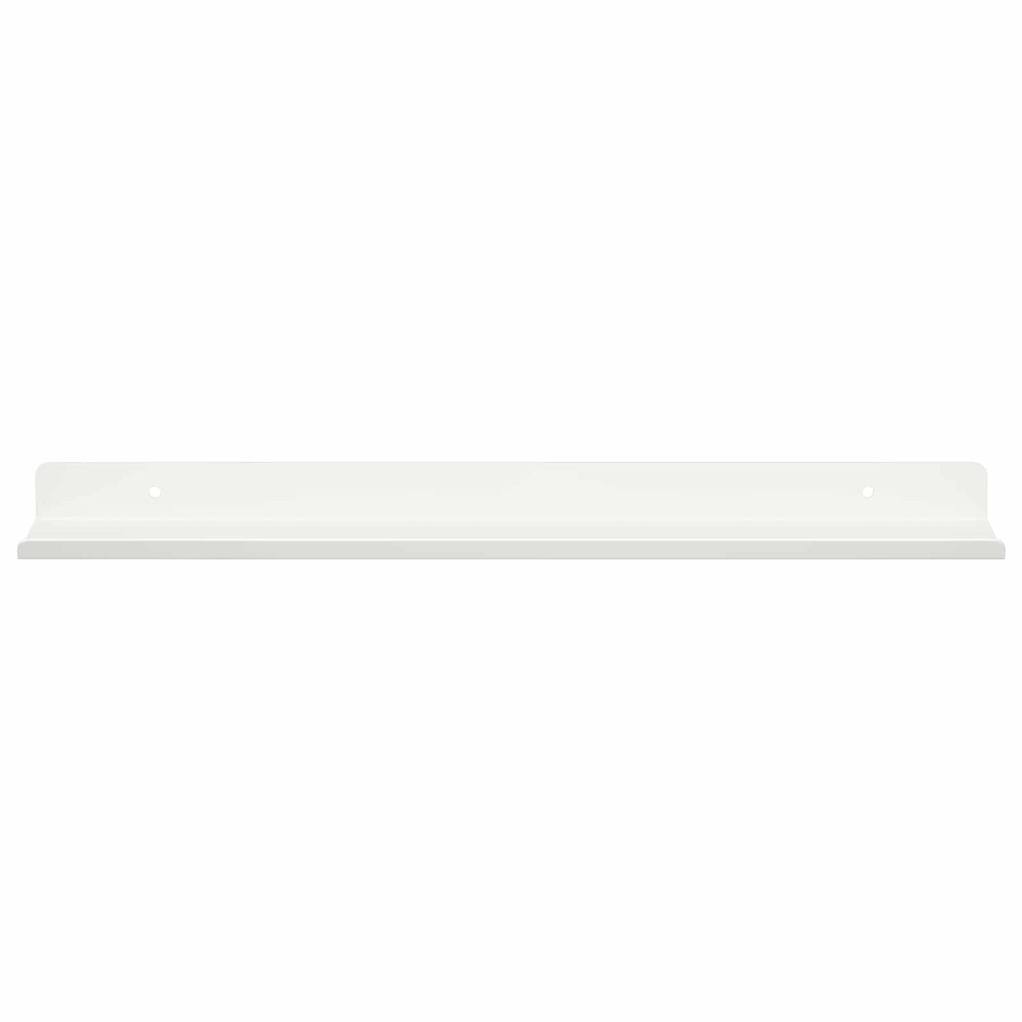 Mensola sospesa 2 pcs Bianco 40 x 8,5 x 2,5 cm Acciaio | homemem39