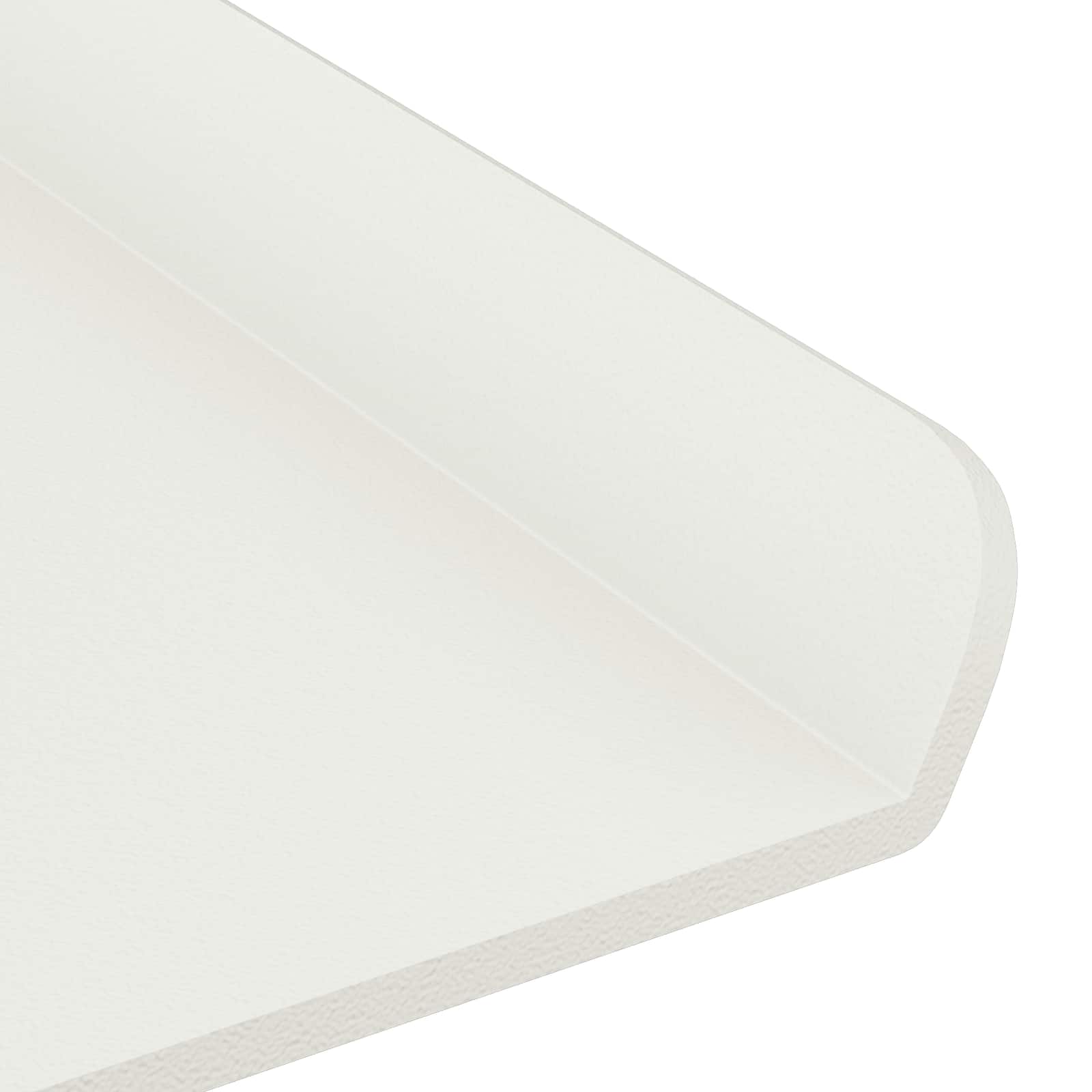 Mensola sospesa 4 pcs Bianco 40 x 8,5 x 2,5 cm Acciaio | homemem39