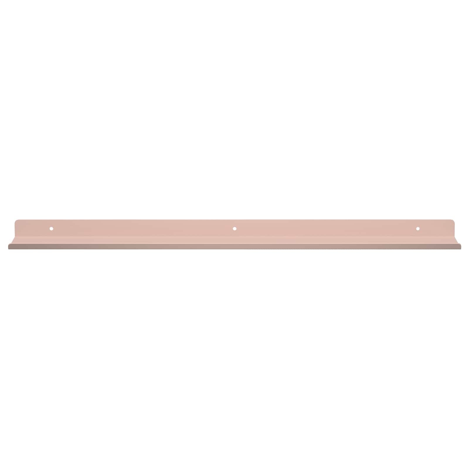 Mensola sospesa 2 pcs Rosa 60 x 8,5 x 2,5 cm Acciaio | homemem39