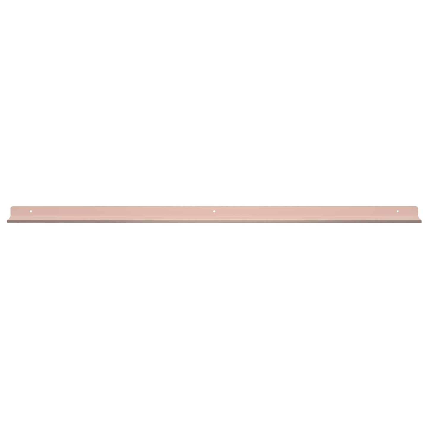 Mensola sospesa 2 pcs Rosa 100 x 9 x 2,5 cm Acciaio | homemem39