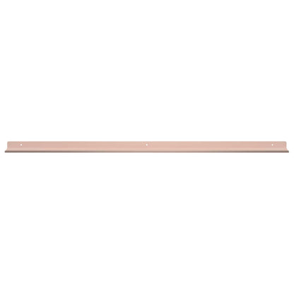 Mensola sospesa 4 pcs Rosa 100 x 9 x 2,5 cm Acciaio | homemem39