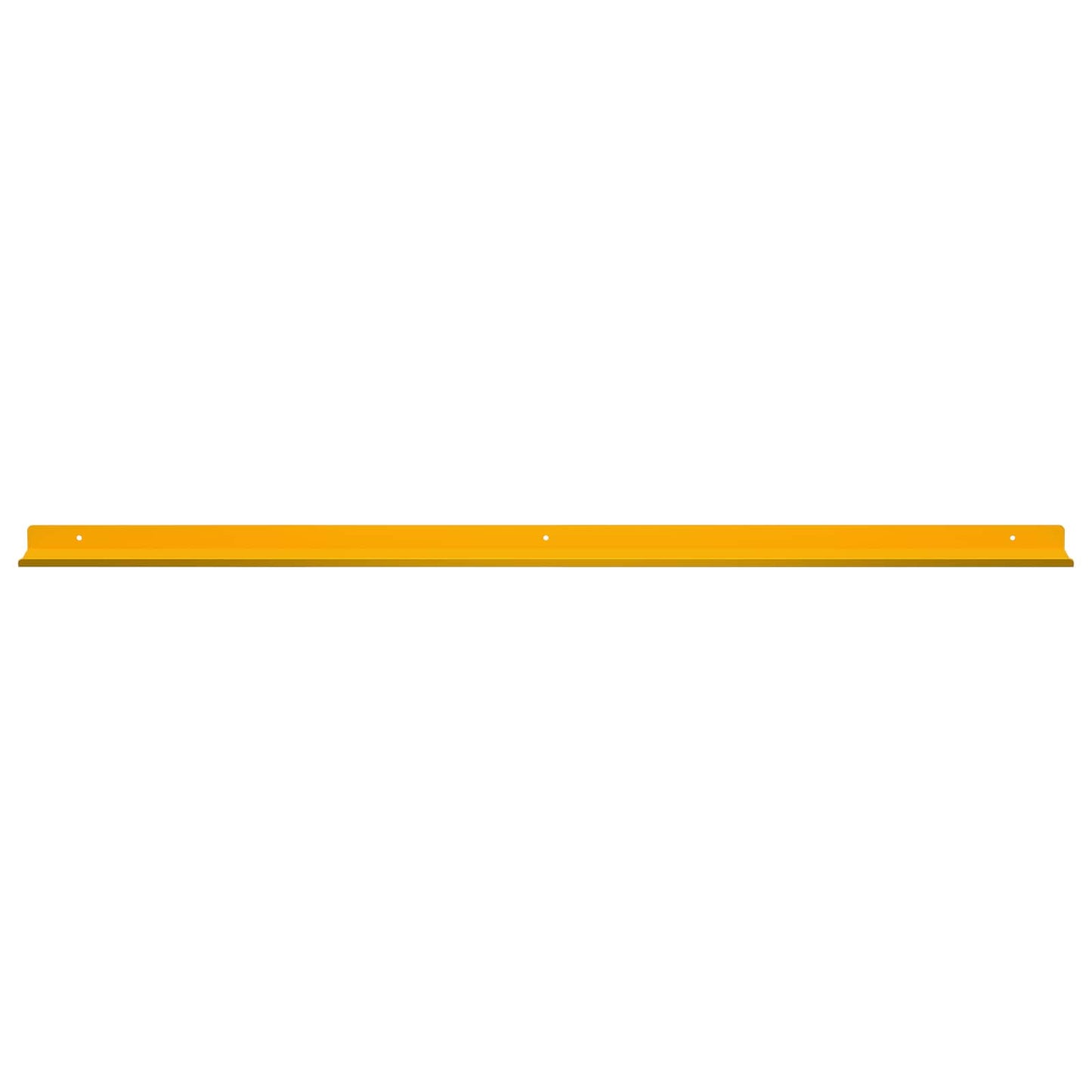 Mensola sospesa 4 pcs Giallo senape 100 x 9 x 2,5 cm Acciaio | homemem39