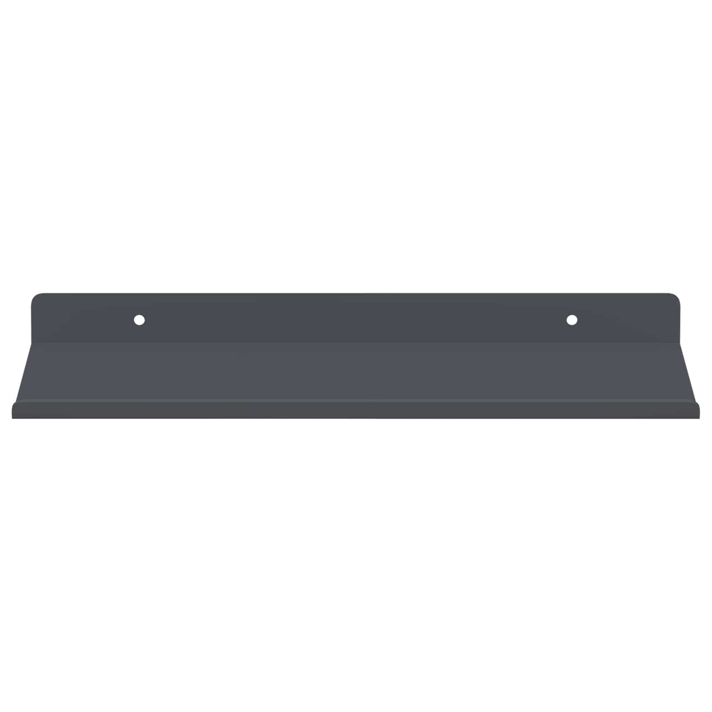Mensola sospesa 2 pcs Antracite 30 x 18 x 2,5 cm Acciaio | homemem39