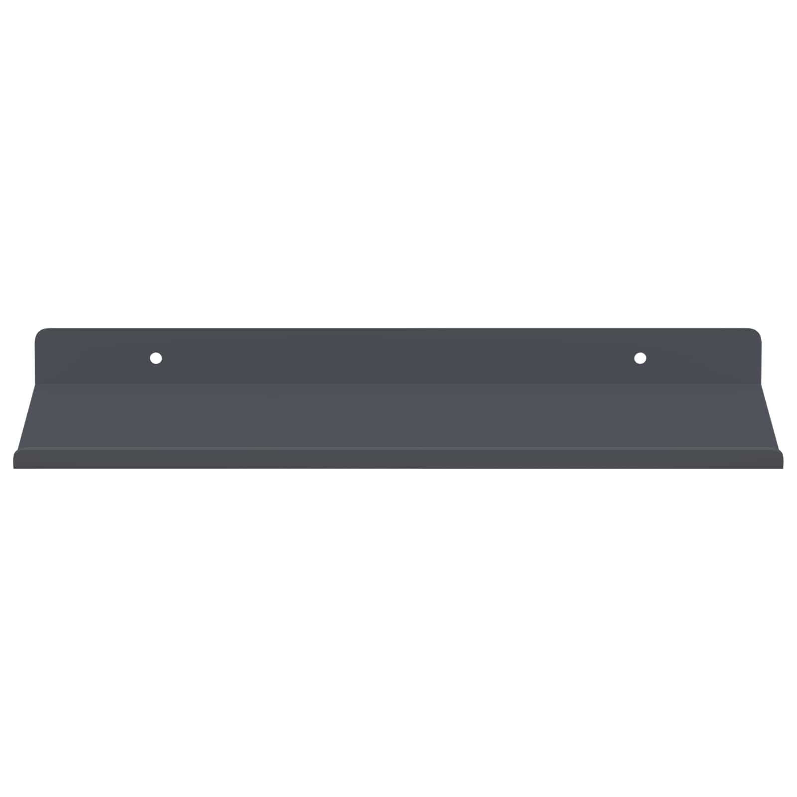 Mensola sospesa 2 pcs Antracite 30 x 18 x 2,5 cm Acciaio | homemem39