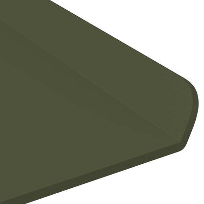 Mensola sospesa 4 pcs Verde oliva 30 x 18 x 2,5 cm Acciaio | homemem39