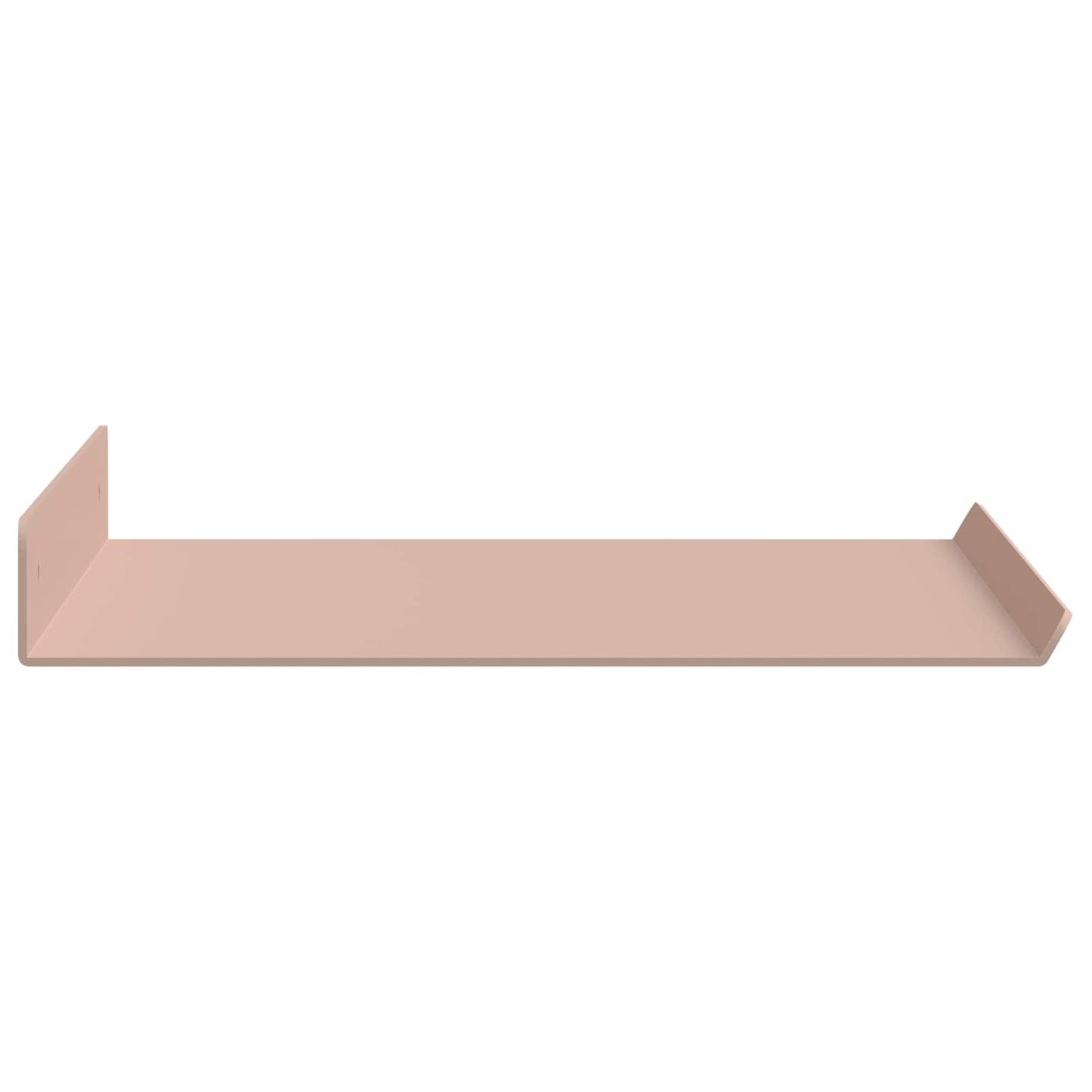 Mensola sospesa 4 pcs Rosa 40 x 18 x 2,5 cm Acciaio | homemem39