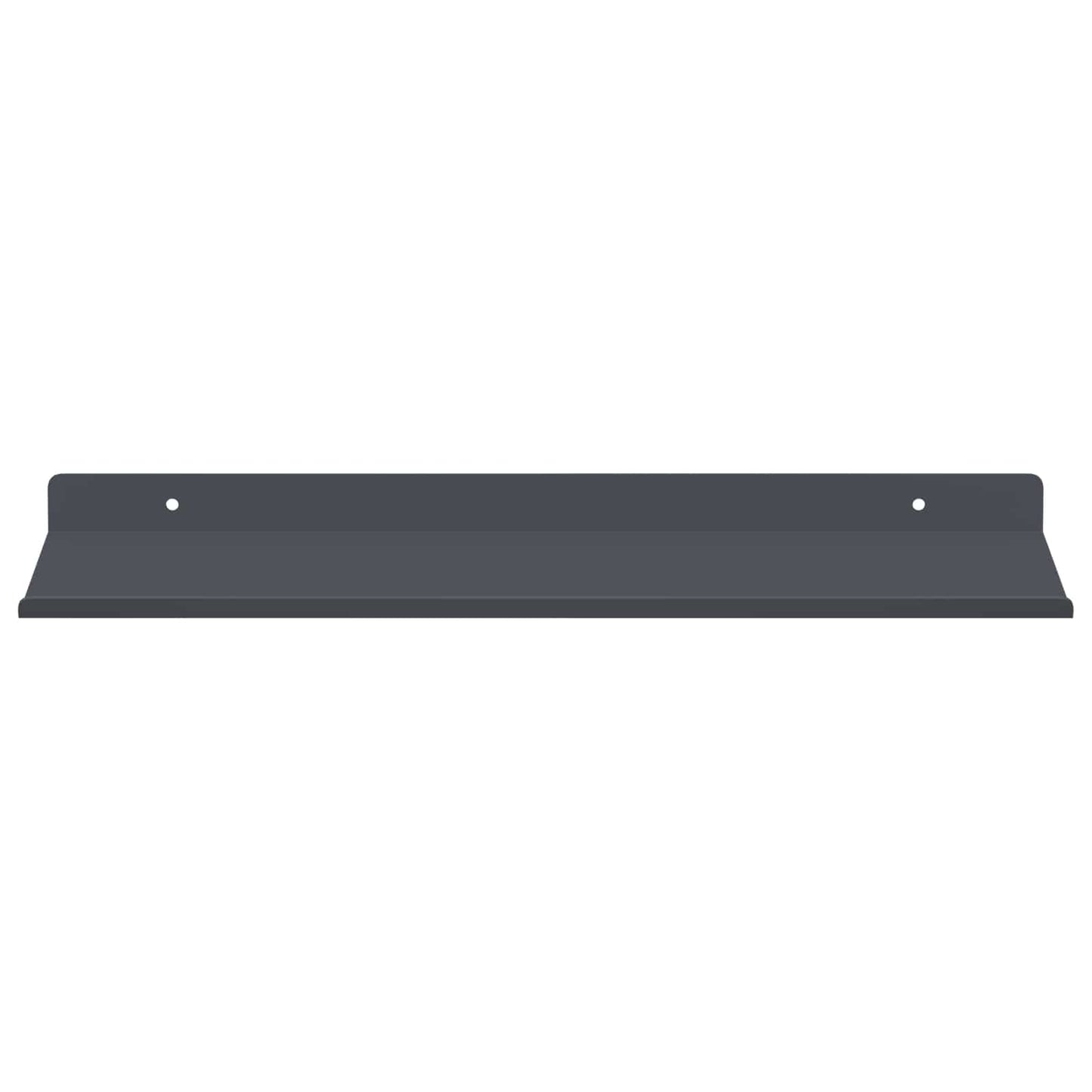 Mensola sospesa 4 pcs Antracite 40 x 18 x 2,5 cm Acciaio | homemem39