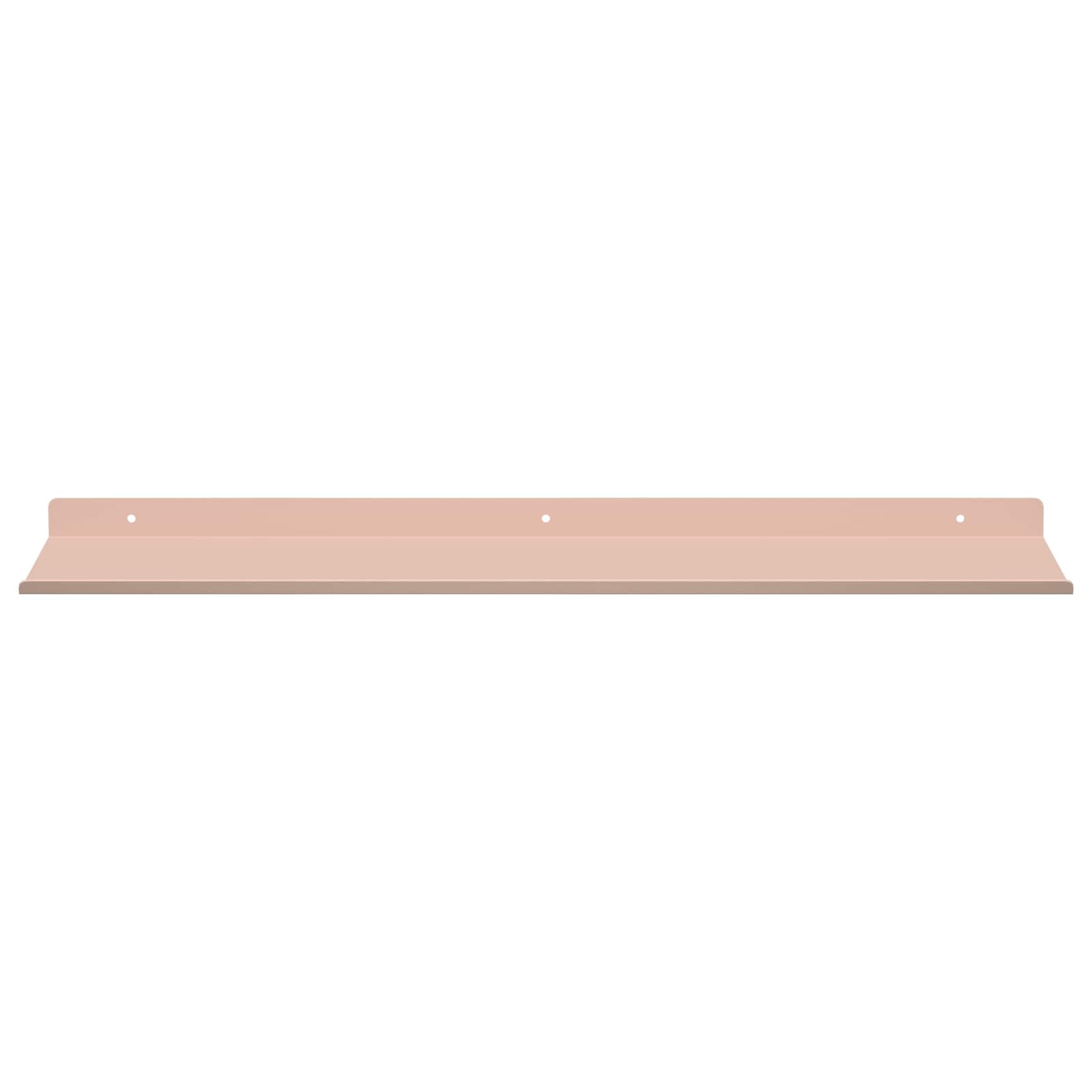 Mensola sospesa 4 pcs Rosa 60 x 18 x 2,5 cm Acciaio | homemem39