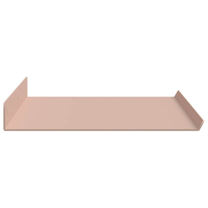 Mensola sospesa 4 pcs Rosa 60 x 18 x 2,5 cm Acciaio | homemem39