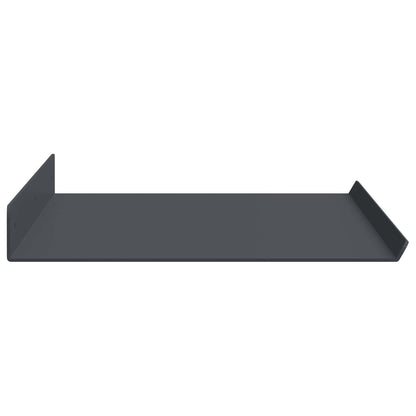 Mensola sospesa 4 pcs Antracite 60 x 18 x 2,5 cm Acciaio | homemem39