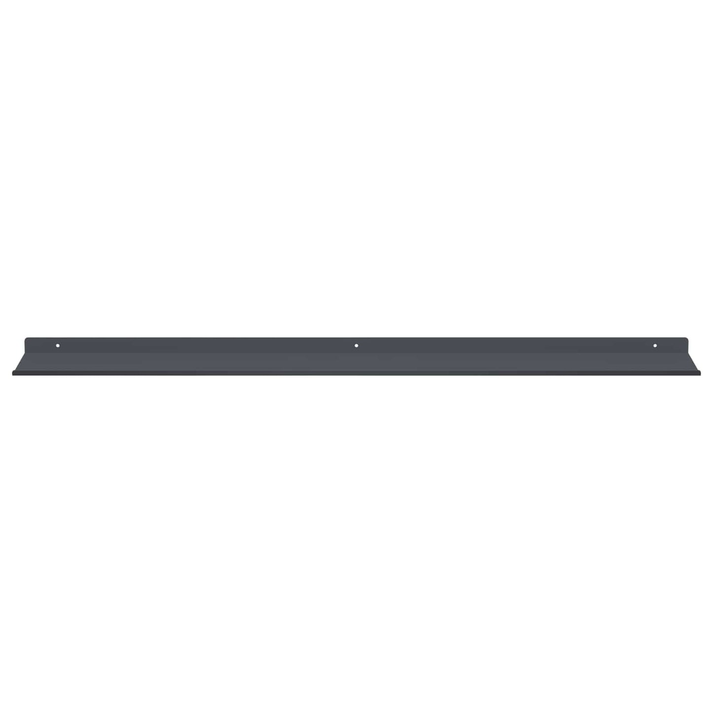 Mensola sospesa 4 pcs Antracite 100 x 18 x 2,5 cm Acciaio | homemem39