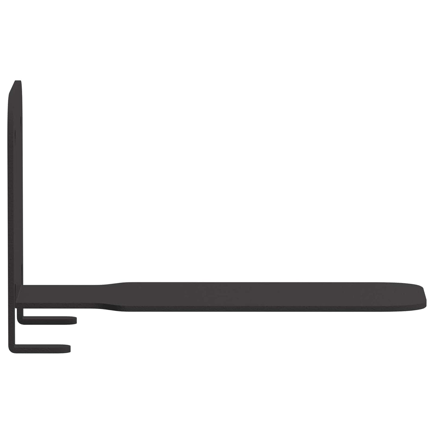 Mensola Flottante Invisibile 4 pcs Nero 6 x 11 x 6.5 cm Metallo