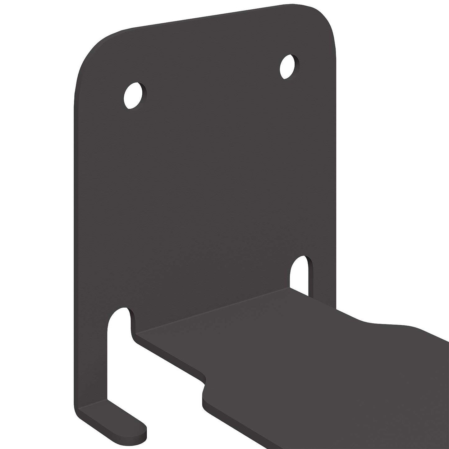 Mensola sospesa con lo scaffale 8 pcs Nero 6 x 10,8 x 6,6 cm | homemem39