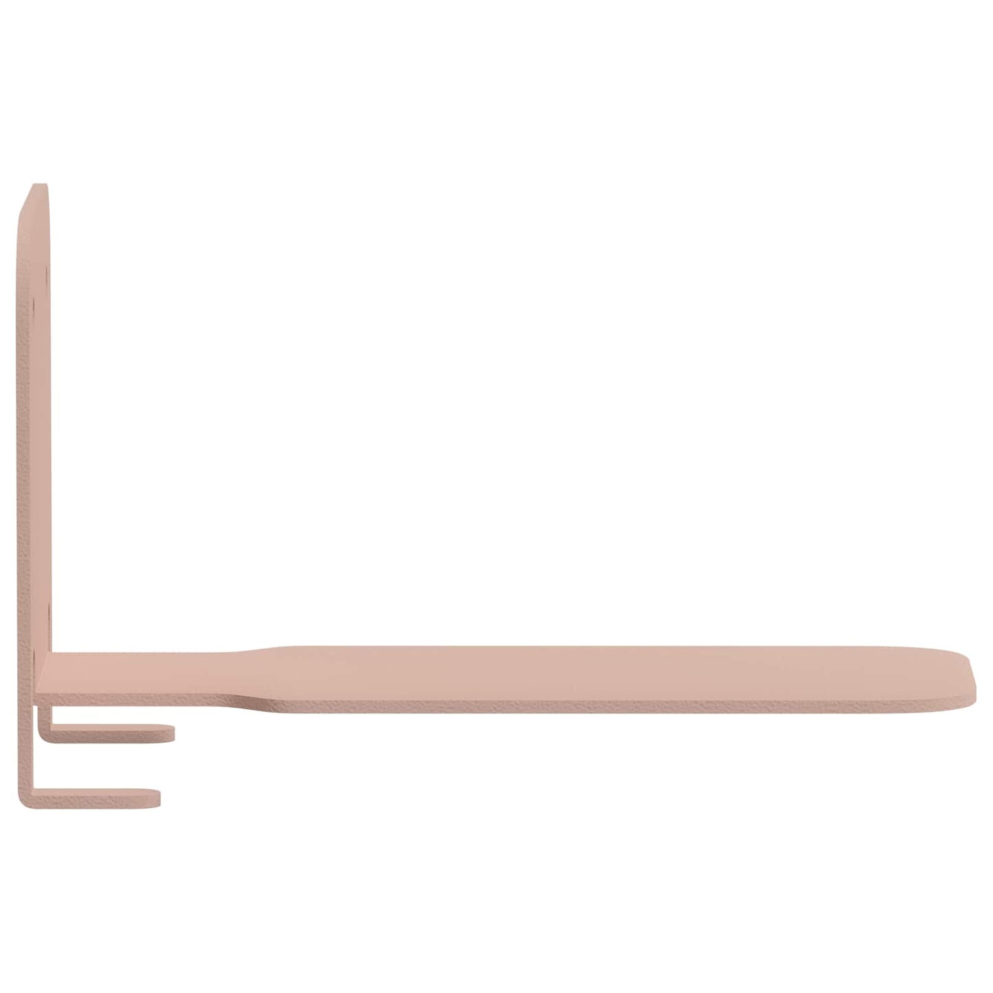 Mensola sospesa con lo scaffale 4 pcs Rosa 6 x 10,8 x 6,6 cm | homemem39