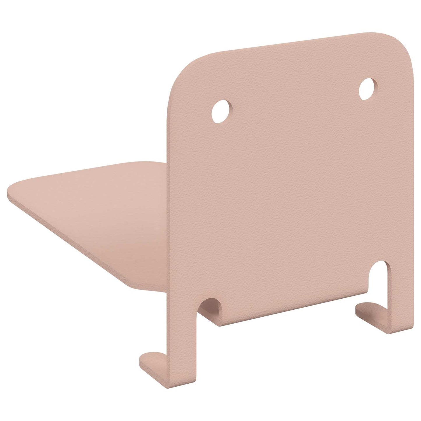 Mensola sospesa con lo scaffale 8 pcs Rosa 6 x 10,8 x 6,6 cm | homemem39