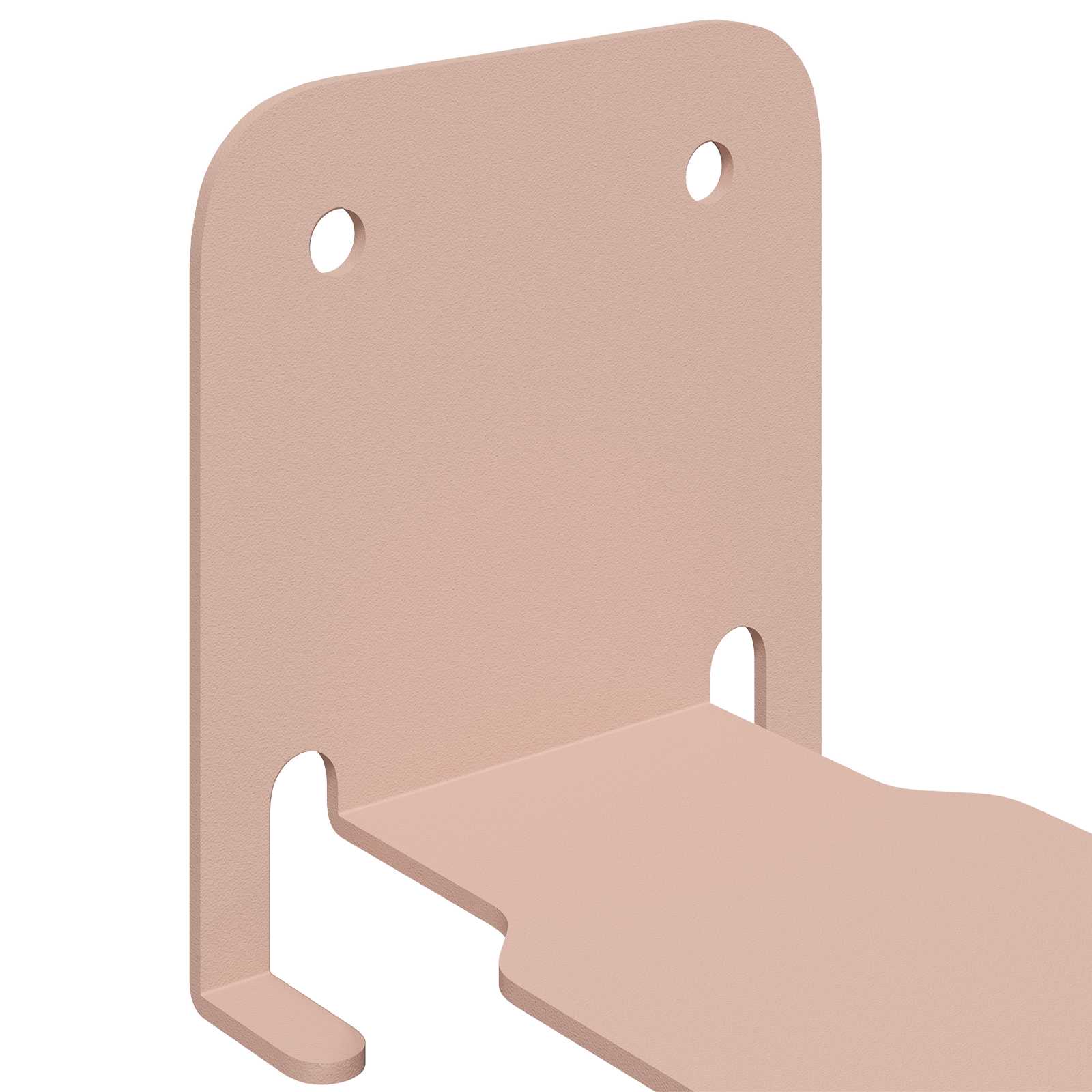 Mensola sospesa con lo scaffale 24 pcs Rosa 6 x 10,8 x 6,6 cm | homemem39